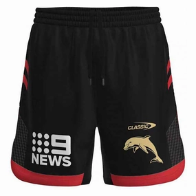 Men's NRL Dolphins 2023 Training Shorts Subtle Tasteful