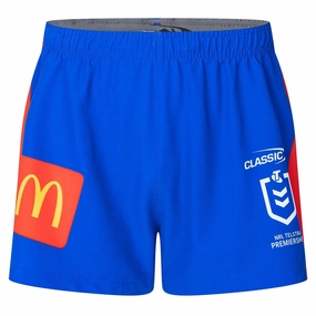 Men's NRL Newcastle Knights 2025 Home Shorts Quality wearables Classic fashion