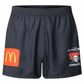 Men's NRL Newcastle Knights 2025 Performance Gym Shorts Machine washable Trend-aware