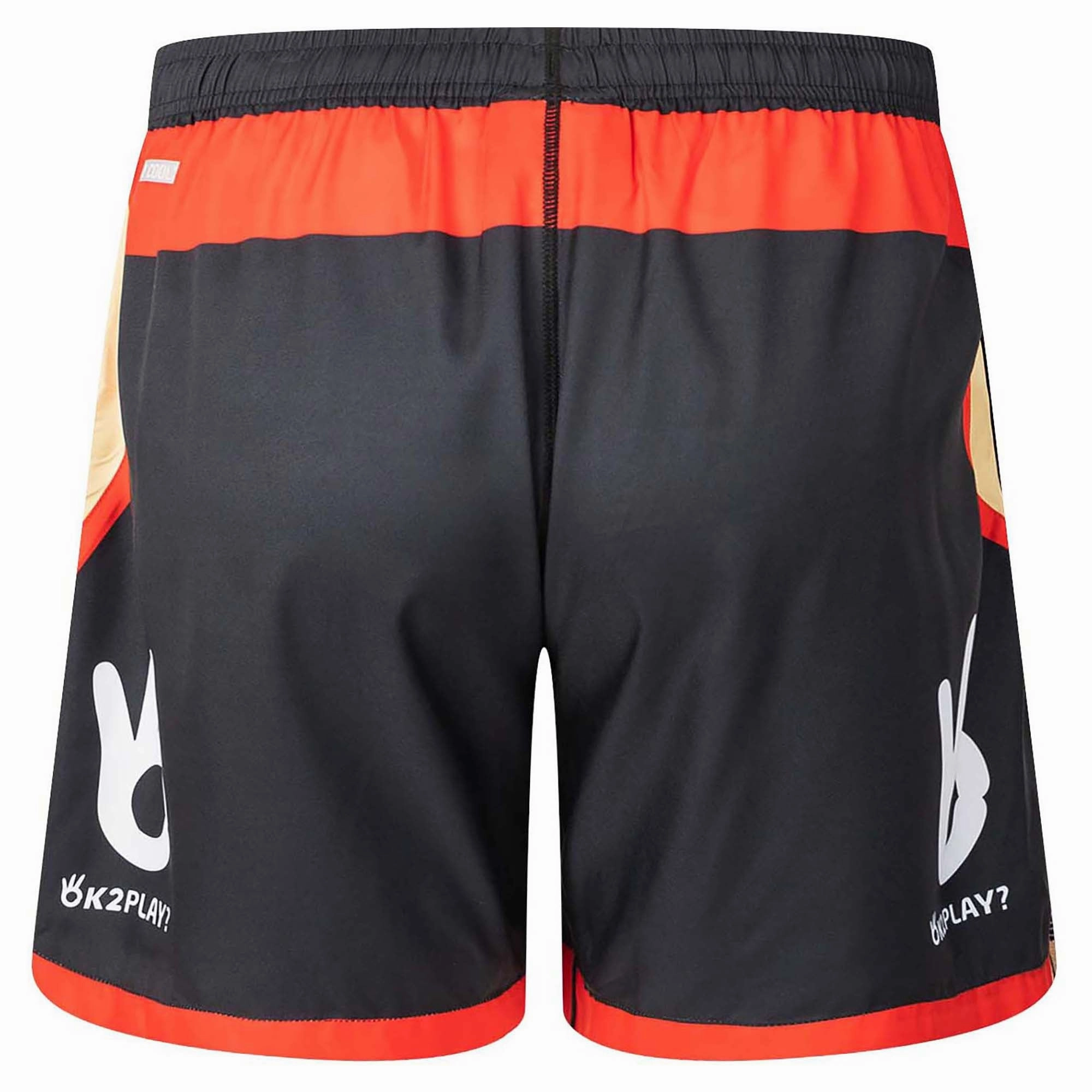 Men's NRL Redcliffe Dolphins 2025 Performance Gym Shorts Eco-friendly
