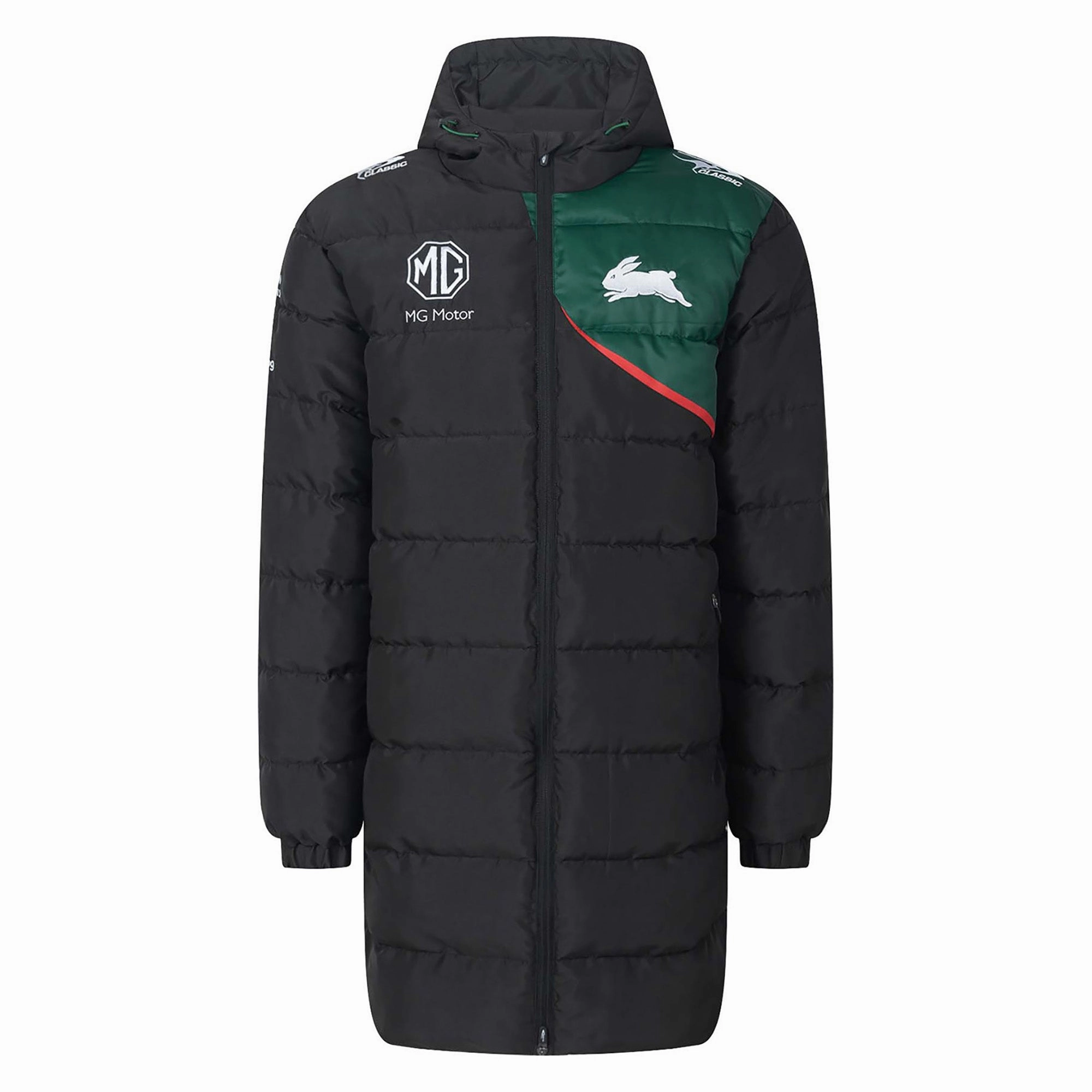 Well-fitted Men's NRL South Sydney Rabbitohs 2023 Coaches Jacket Practical