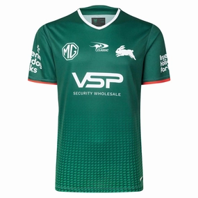 Men's NRL South Sydney Rabbitohs 2025 Pro Training Tee Durable fashion Trend-defining