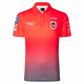 Men's NRL St. George Illawarra Dragons 2025 Media Polo Luxury Classy
