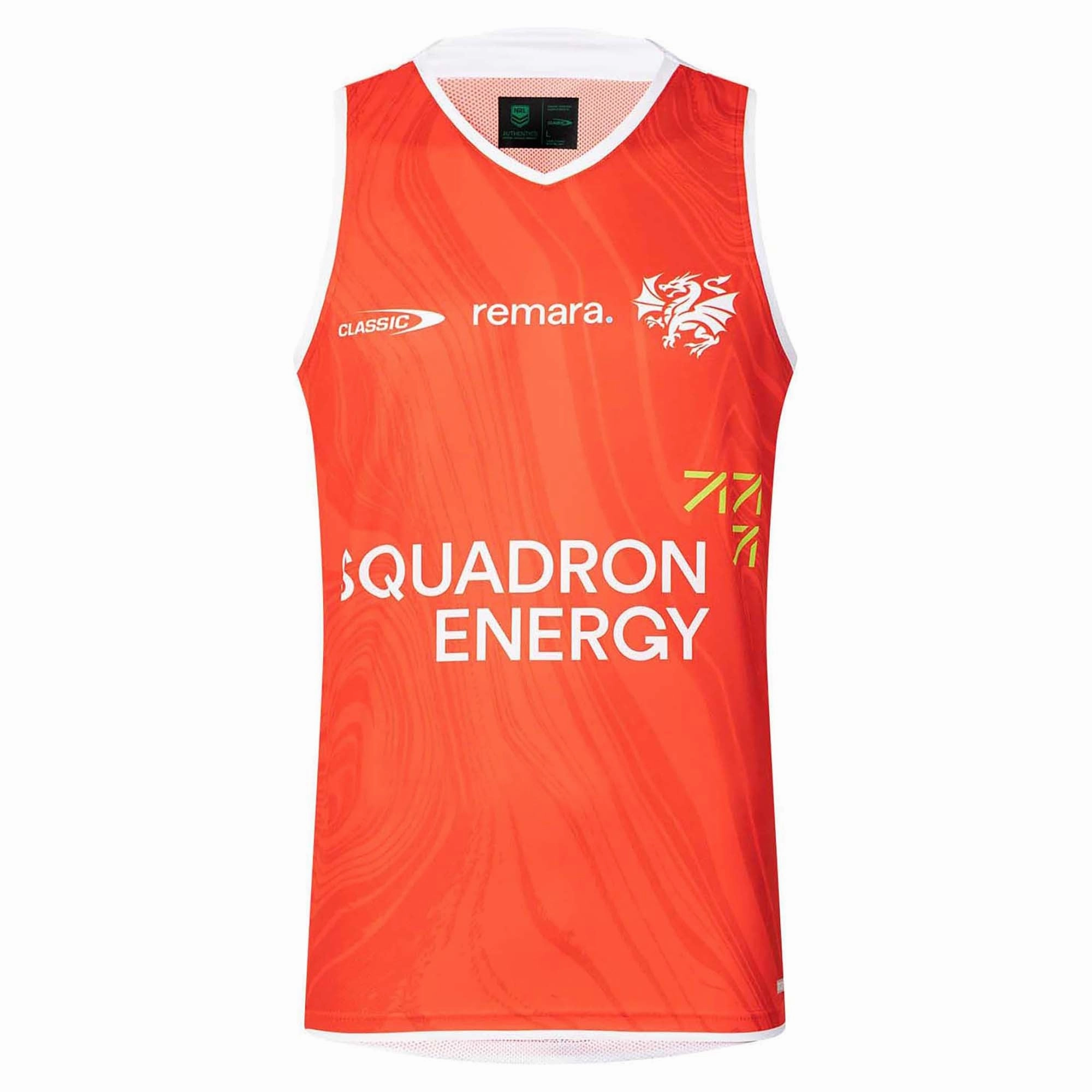Men's NRL St. George Illawarra Dragons 2025 Pro Training Singlet Trendy wear Trendy looks
