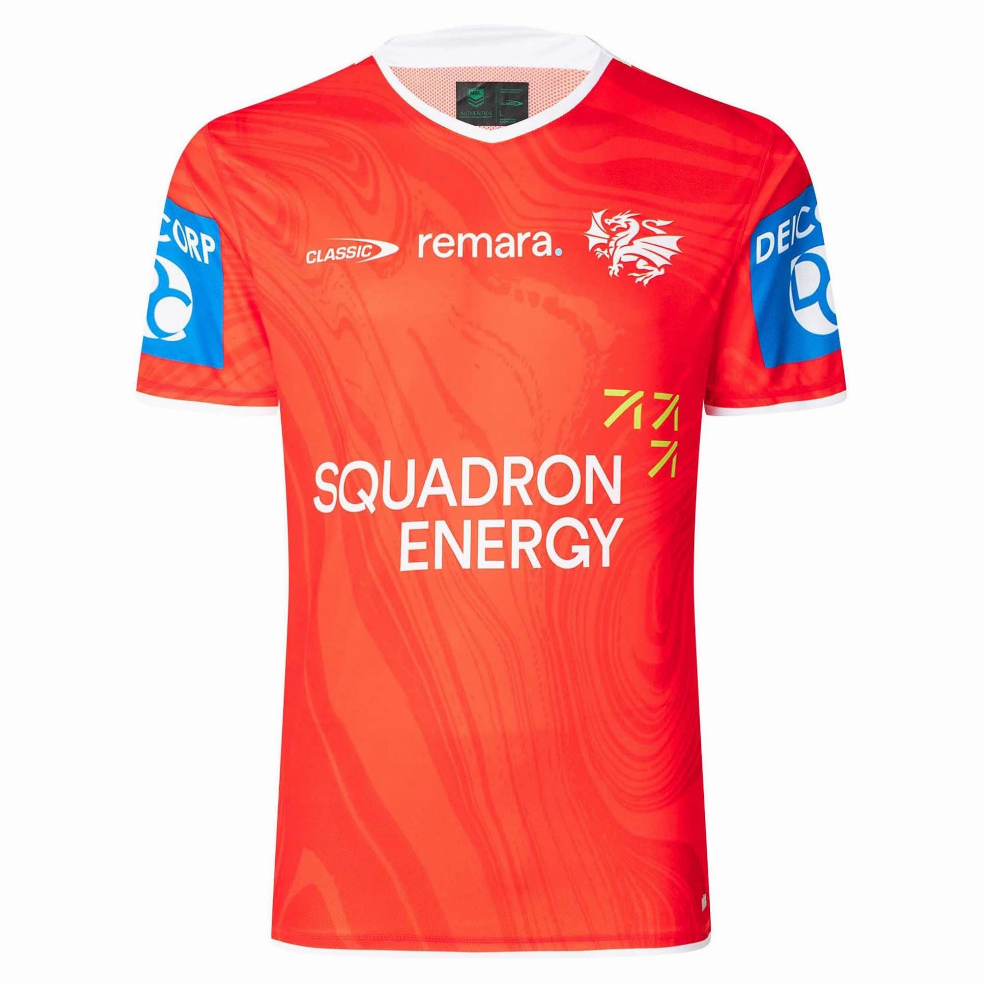 Modern wearables Men's NRL St. George Illawarra Dragons 2025 Pro Training Tee Smart casual