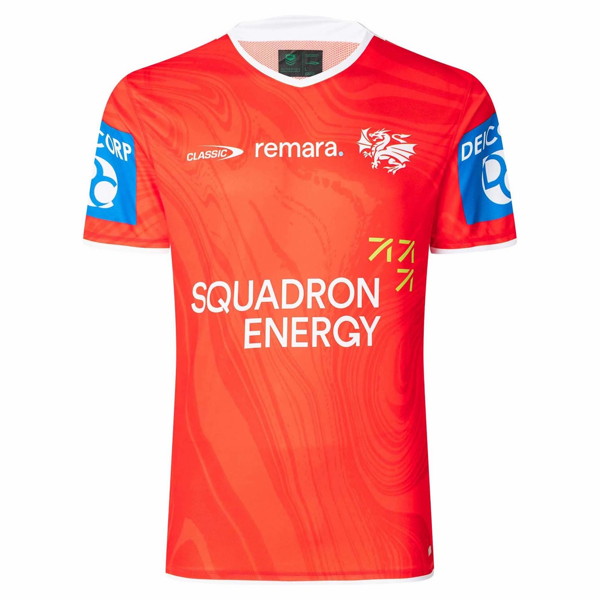 On-trend Men's NRL St. George Illawarra Dragons 2025 Pro Training Tee Stylish design