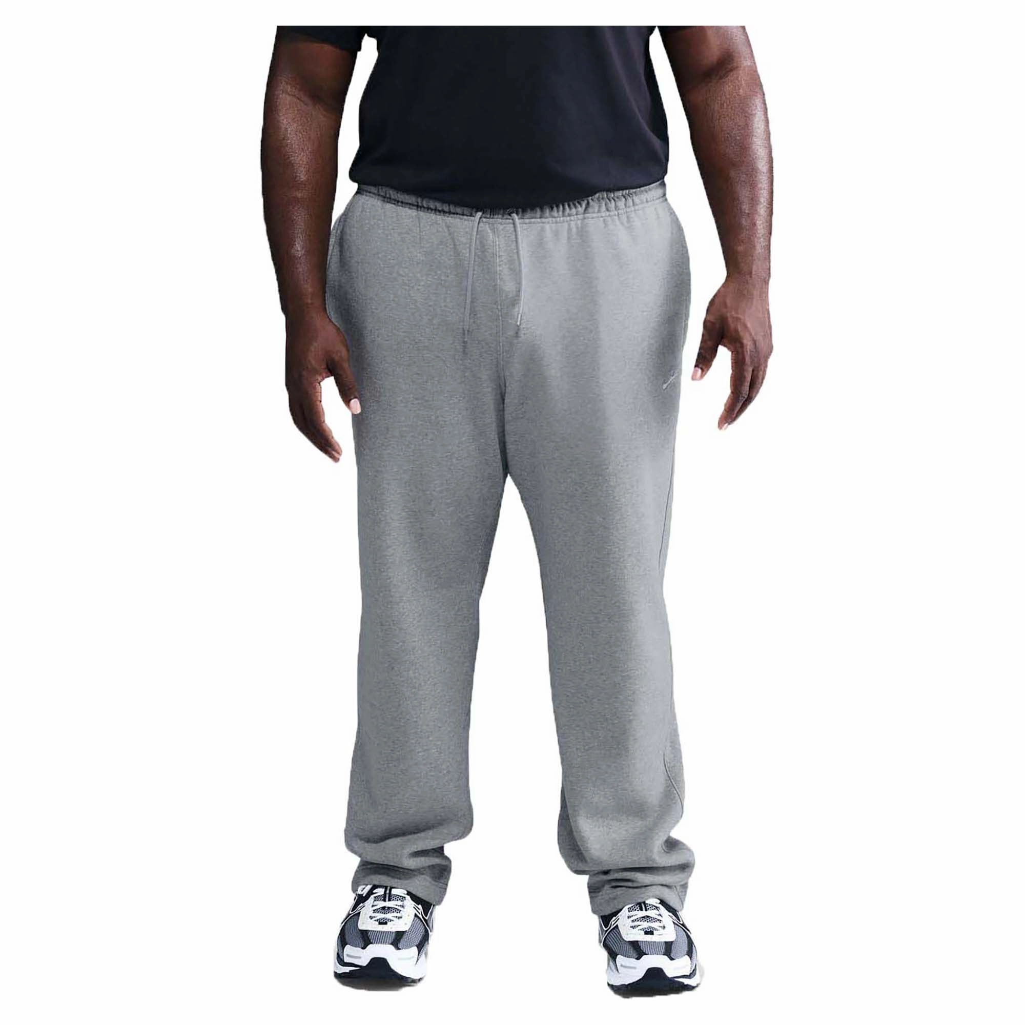 Men's Open Hem Brushed Fleece Pants Luxury Tailored