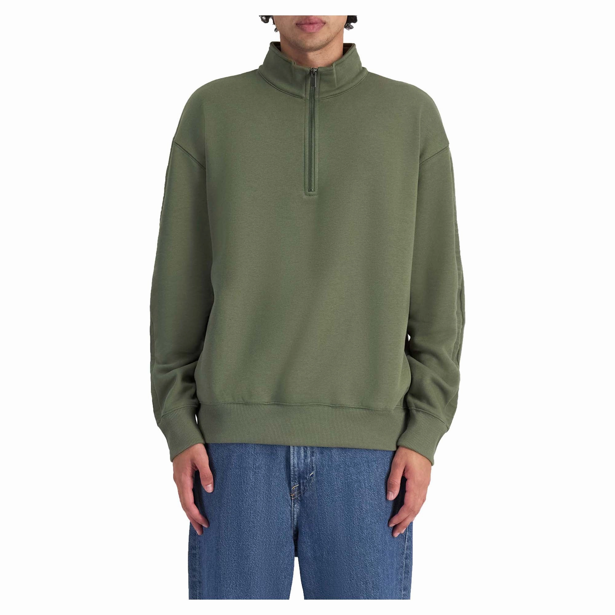 Comfortable wearables Men's Rochester Capital Quarter Zip Sweatshirt Trendy looks