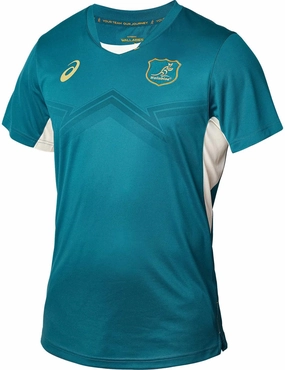 Men's Rugby World Cup Wallabies 2023 Training Tee Laid-back Fashionable basics