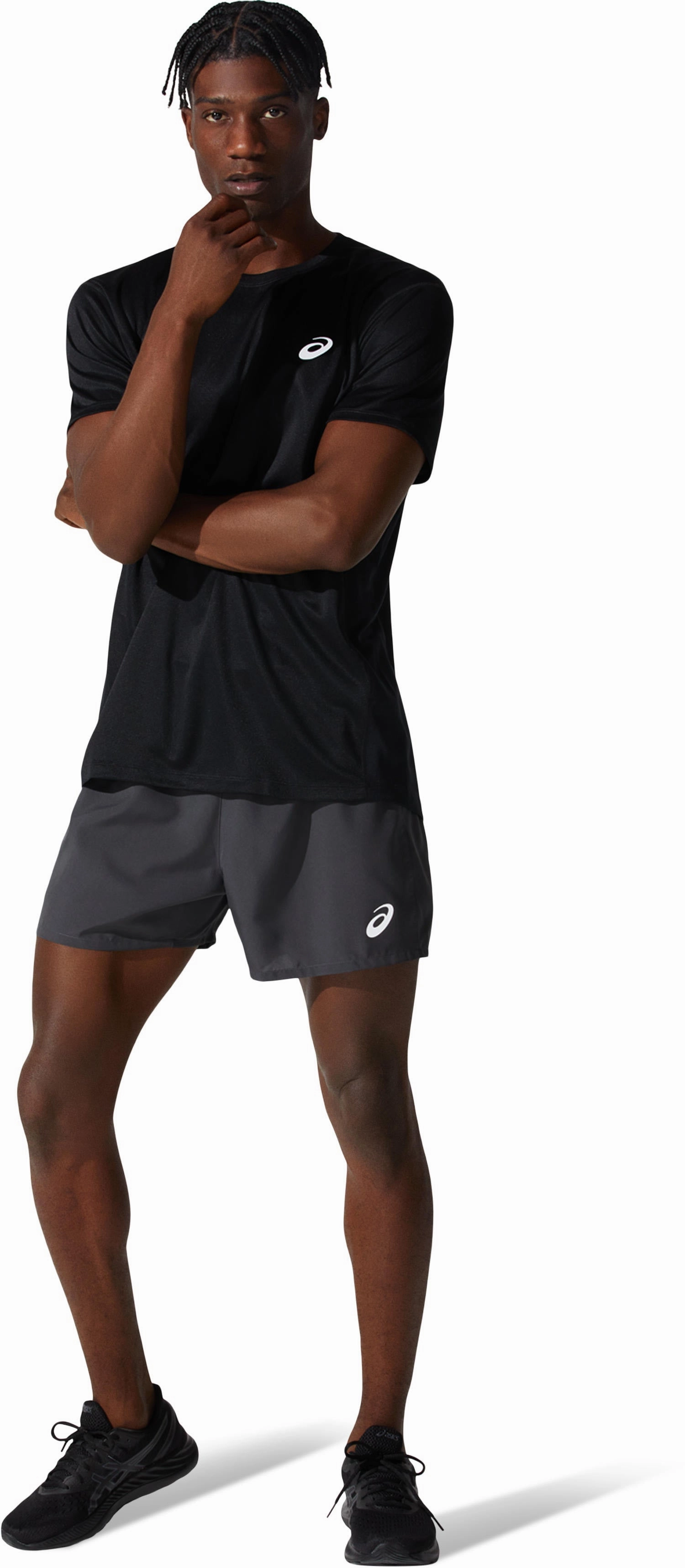 All-season Men's Silver Short Sleeve Top Durable construction