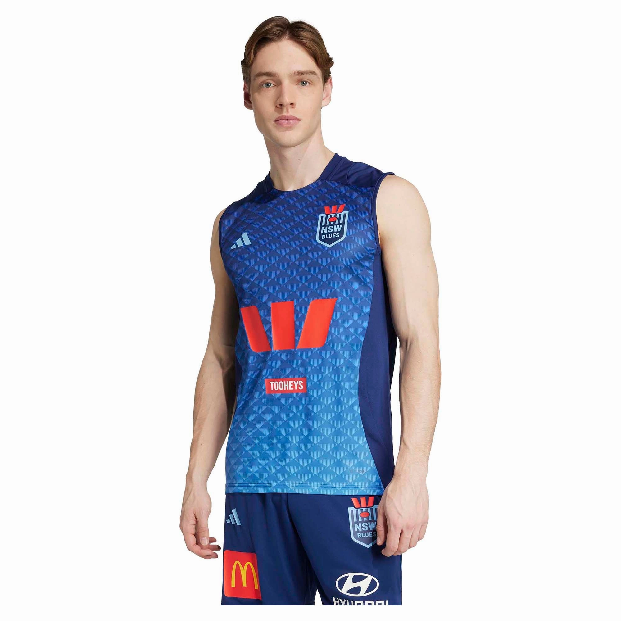 Modernist Men's State Of Origin New South Wales Training Singlet Durable construction