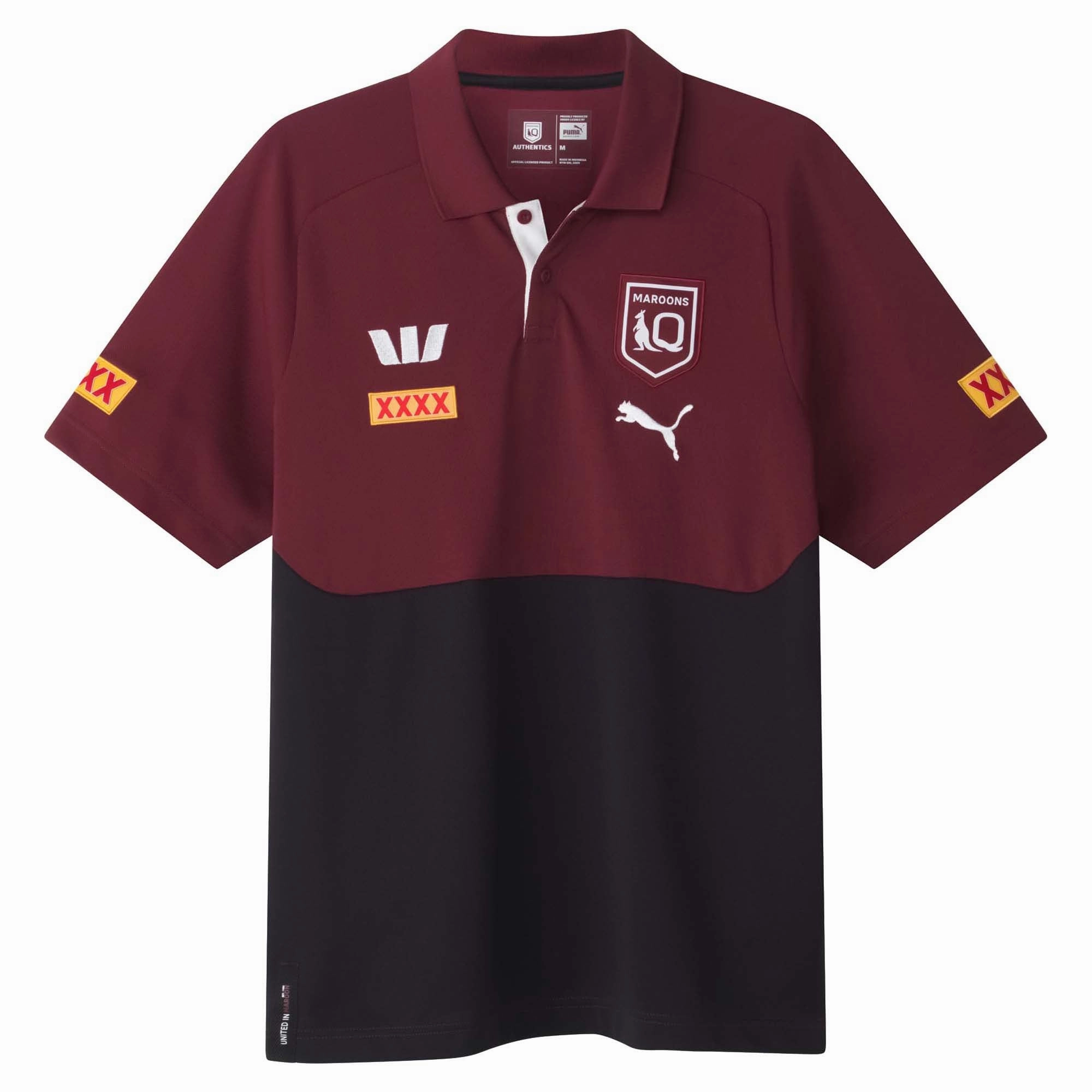 Men's State Of Origin Queensland Maroons 2025 Team Polo Contemporary fashion Everyday wear