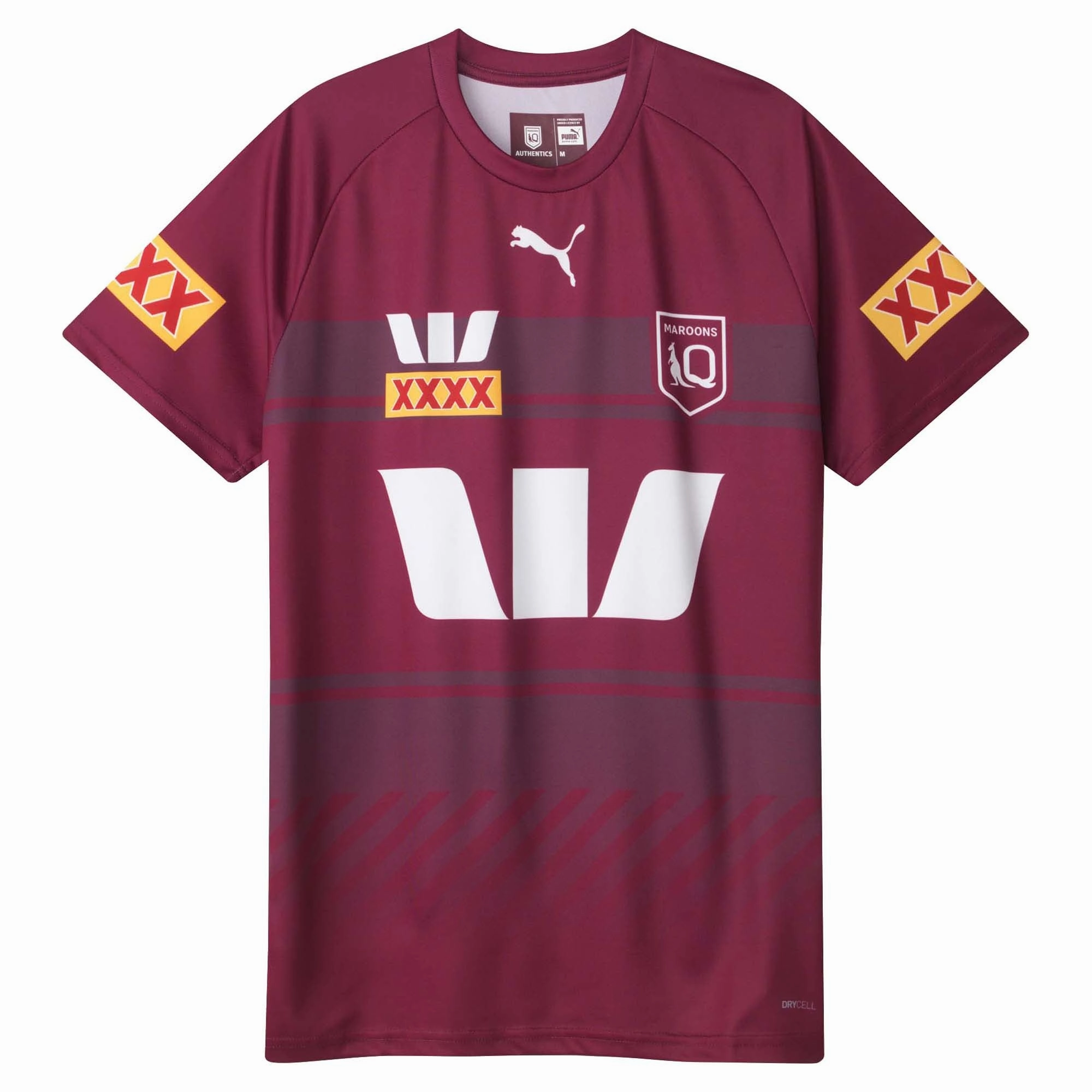 Men's State Of Origin Queensland Maroons 2025 Training Tee Classy Modern fashion