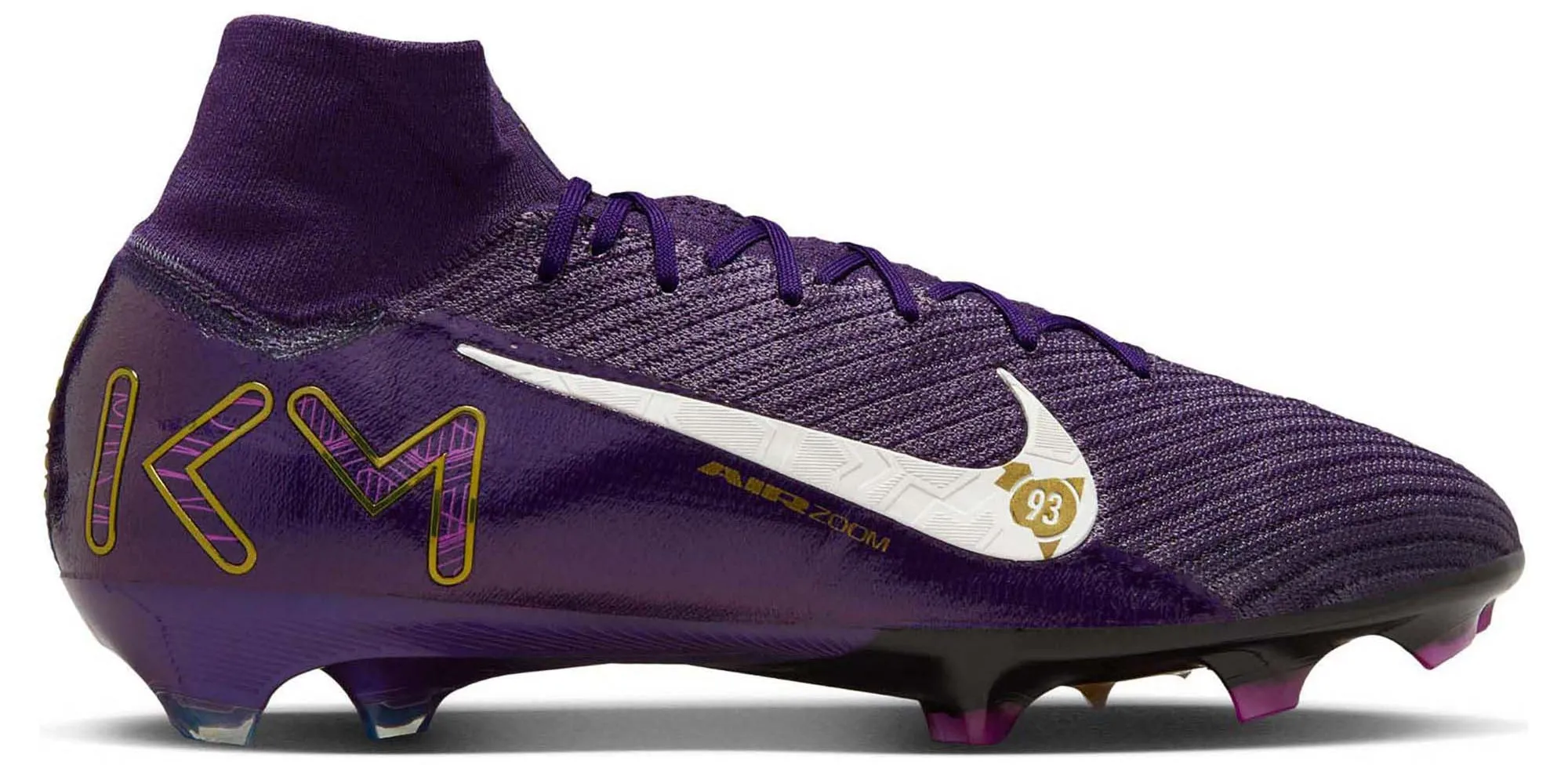 Mercurial Superfly 10 Elite Kylian Mbapp?? Firm Ground High Top Men's Football Boots Event-ready Classic looks