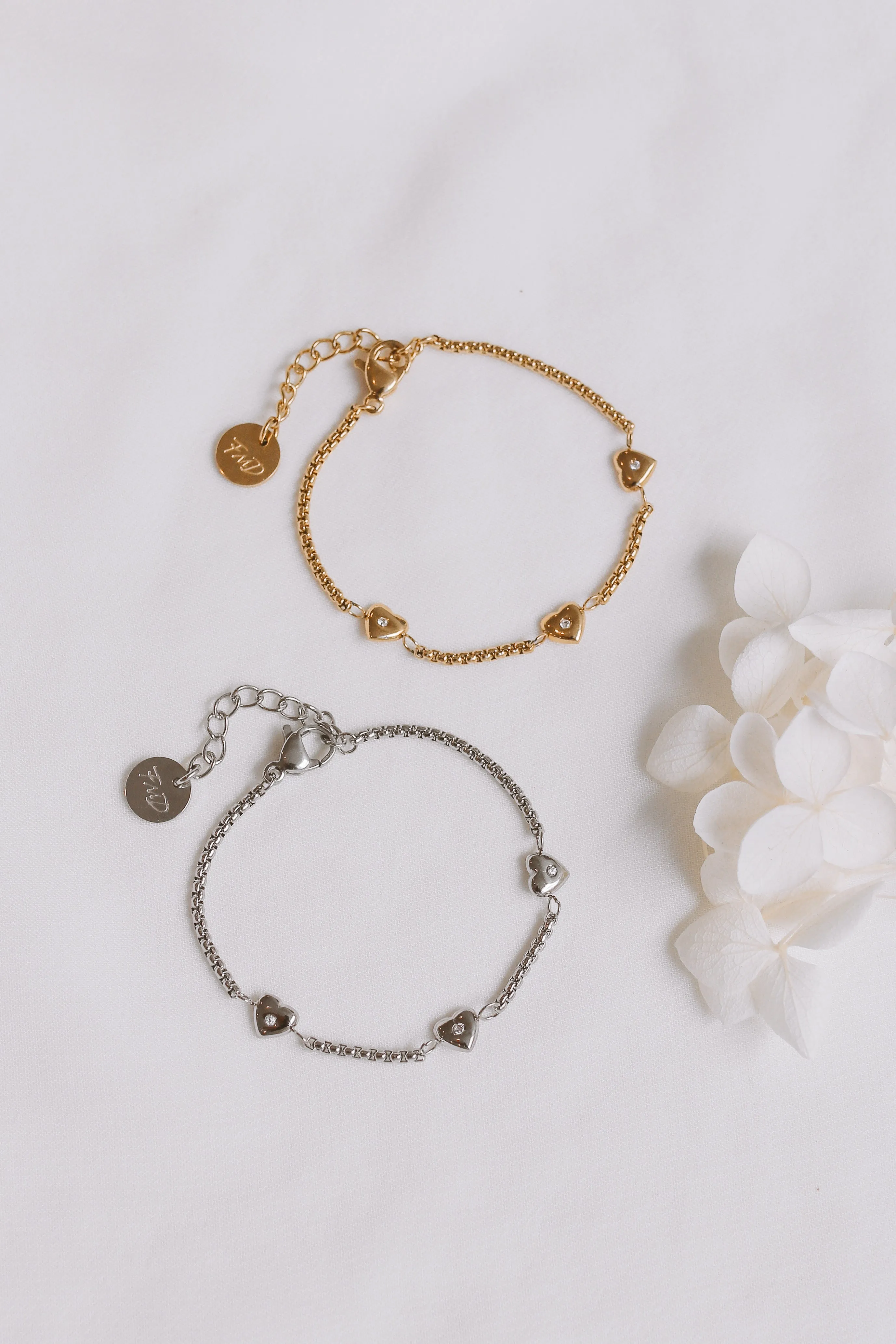 Mira Mini - Stainless Steel Heart Bracelet