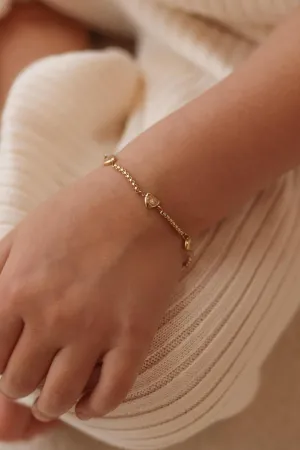 Mira Mini - Stainless Steel Heart Bracelet