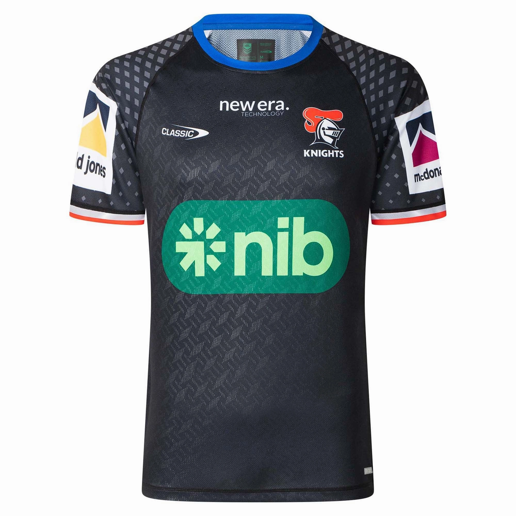 Men's NRL Newcastle Knights 2025 Pro Training Tee Comfortable styles Essential pieces
