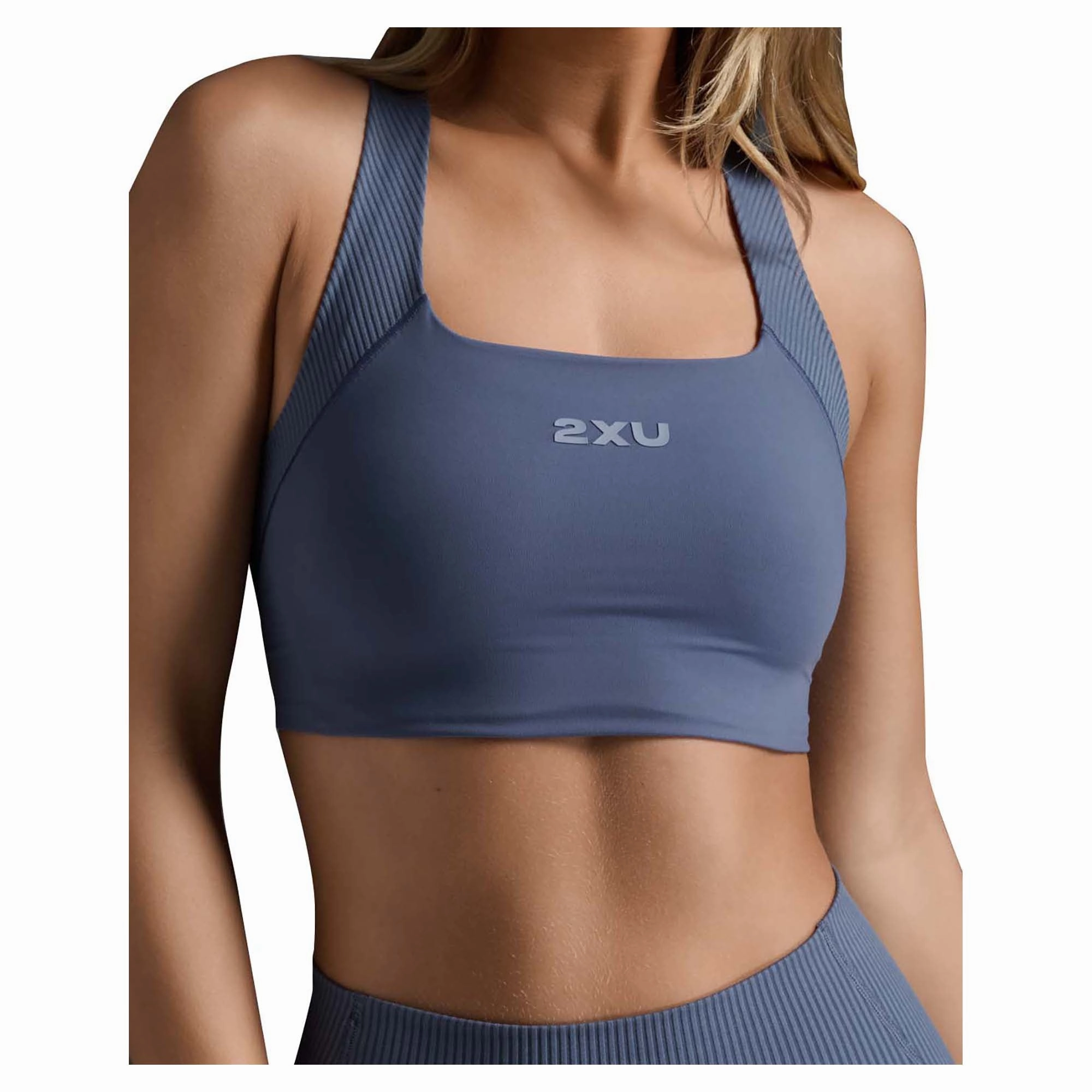 Modern attire Women's Ribbed Longline Sports Bra