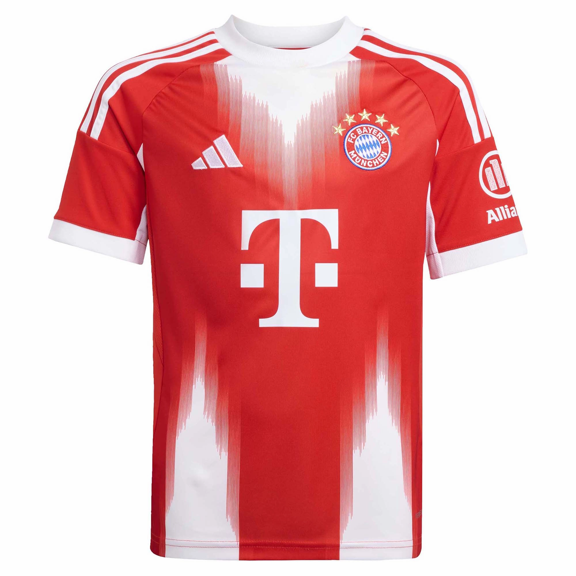 Modern looks Junior's FC Bayern 2025/26 Home Soccer Jersey