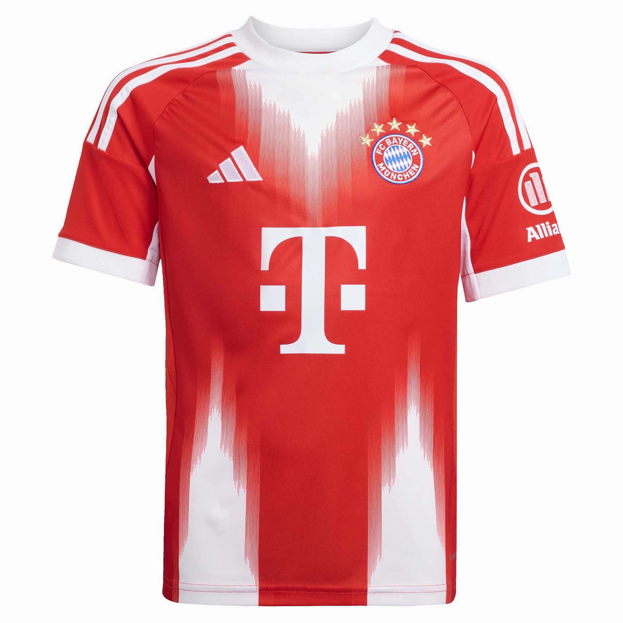Modern looks Junior's FC Bayern 2025/26 Home Soccer Jersey