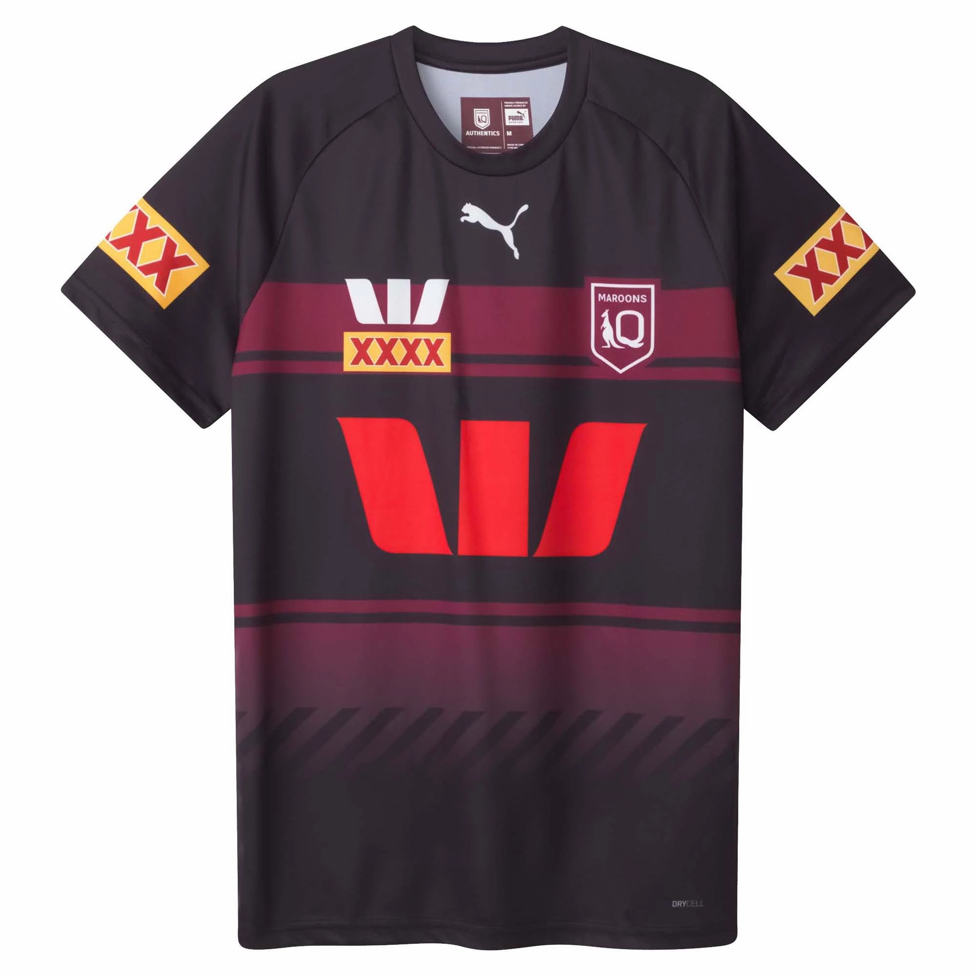 Men's State Of Origin Queensland Maroons 2025 Training Tee Fashionable finds Bold