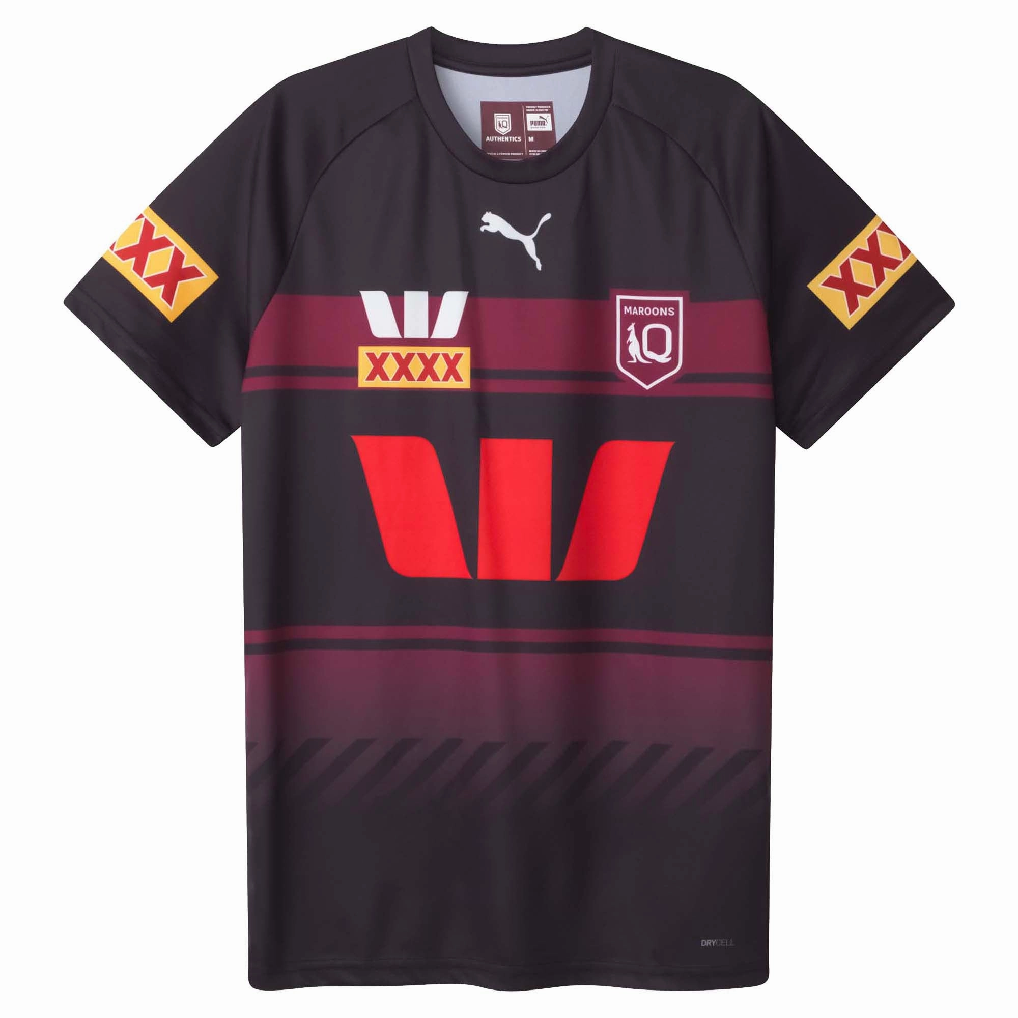 Lifestyle-focused Men's State Of Origin Queensland Maroons 2025 Training Tee Quality guaranteed