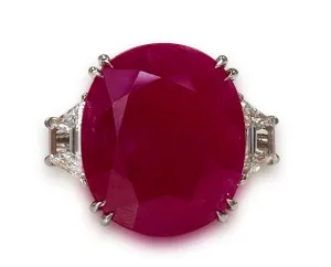 Mozambique Oval Ring 16.87 Cts