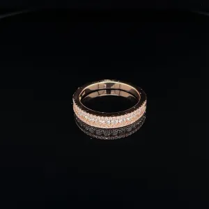 Multi-Row Diamond Band in 14k Rose Gold - #164 YKR01141-003