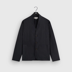 Multi-purpose &Kin Tropical Wool Zac Blazer - Admiral Boldly designed