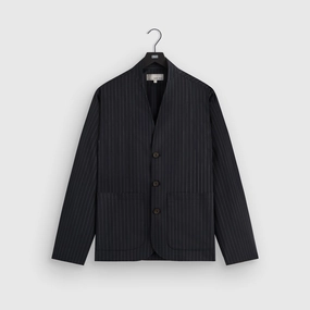 Multi-purpose &Kin Tropical Wool Zac Blazer - Admiral Boldly designed