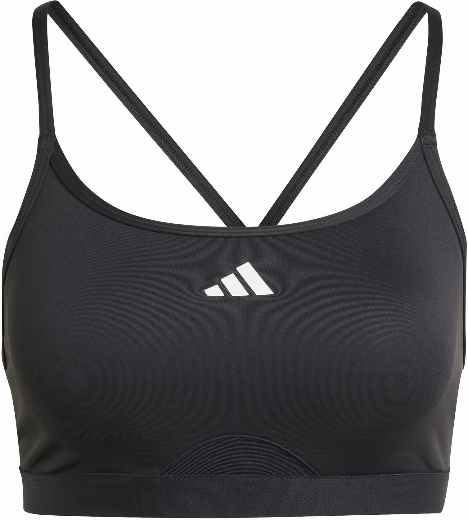 Fashionable looks Women's Aeroreact Training 3-Stripes Sports Bra Attention to detail