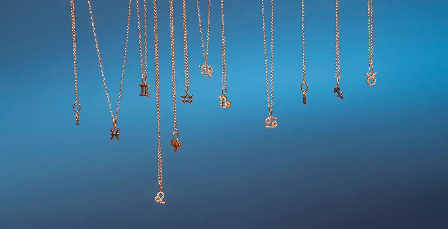 My Zodiac Scorpio 18K Whitegold Pendant w. Diamonds
