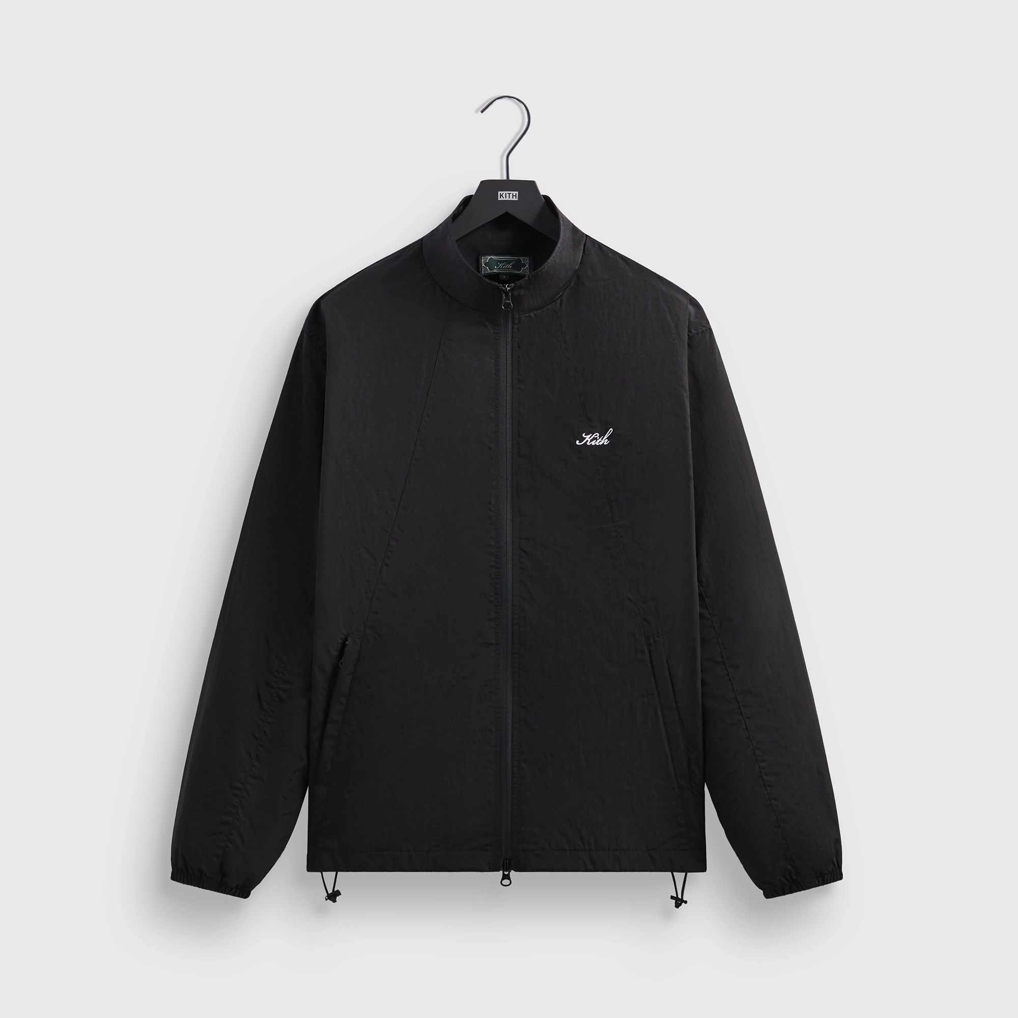 Kith Wrinkle Nylon Windsor Panelled Track Jacket - Black Trustworthy Versatile