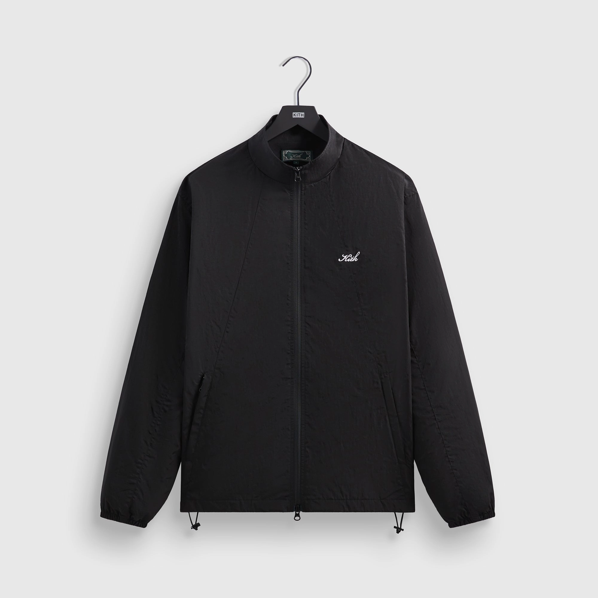 Legendary Kith Wrinkle Nylon Windsor Panelled Track Jacket - Black Incredible