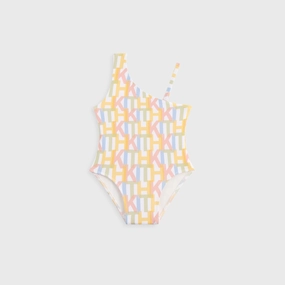 Needed Kith Baby Monogram Gemma One-Piece Swimsuit - Silk Classic