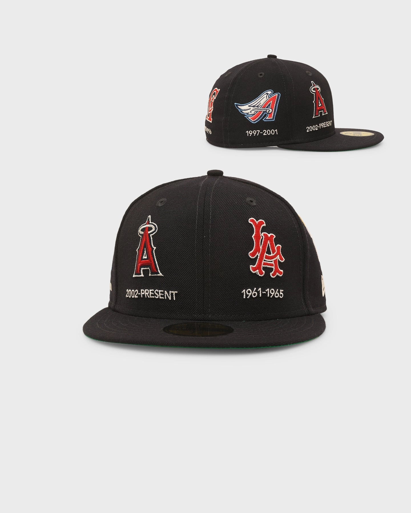 New Era Anaheim Angels 'Logo Evolution' 59FIFTY Fitted Navy