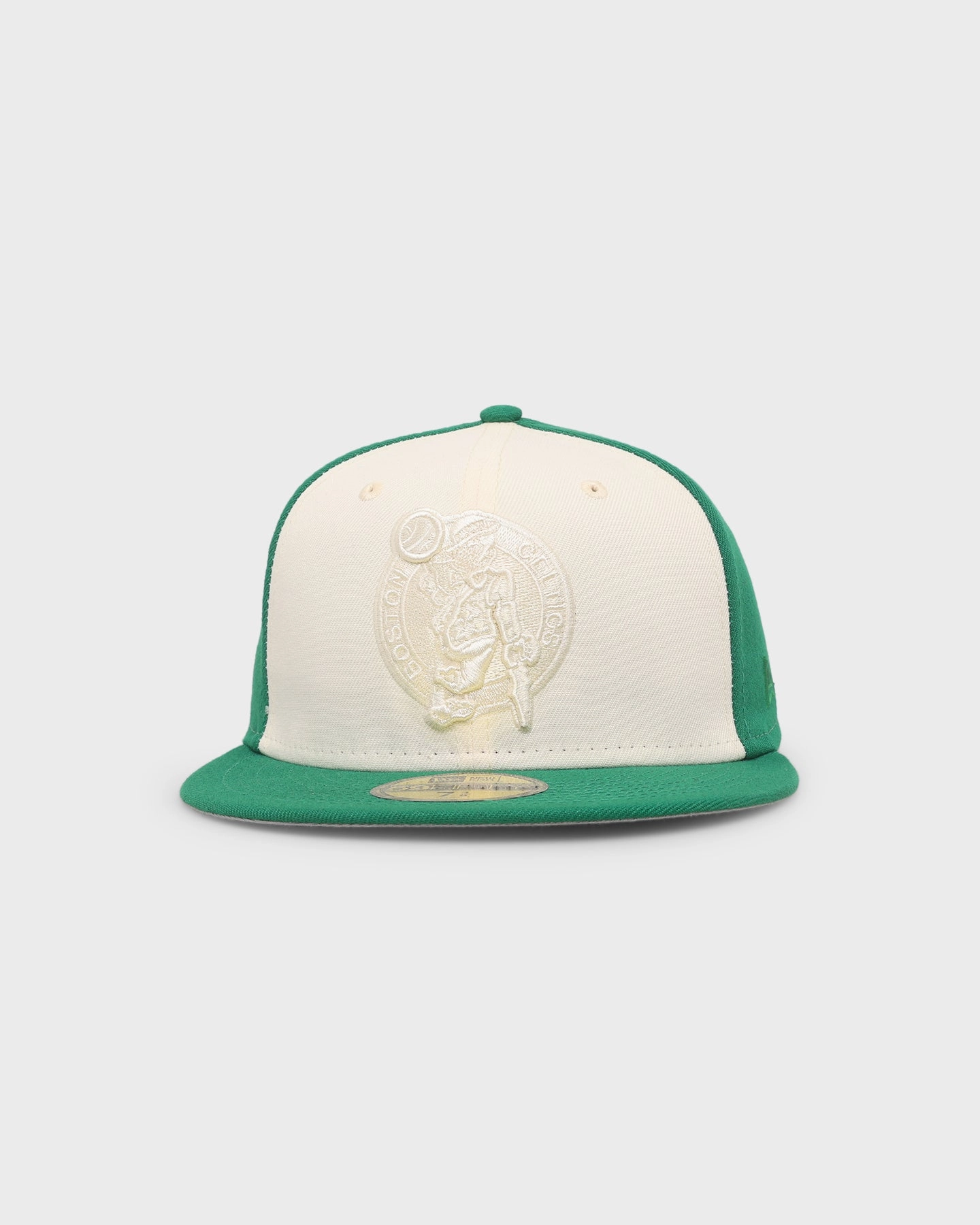 New Era Boston Celtics 'Tonal Two-Tone' 59FIFTY Fitted Light Beige