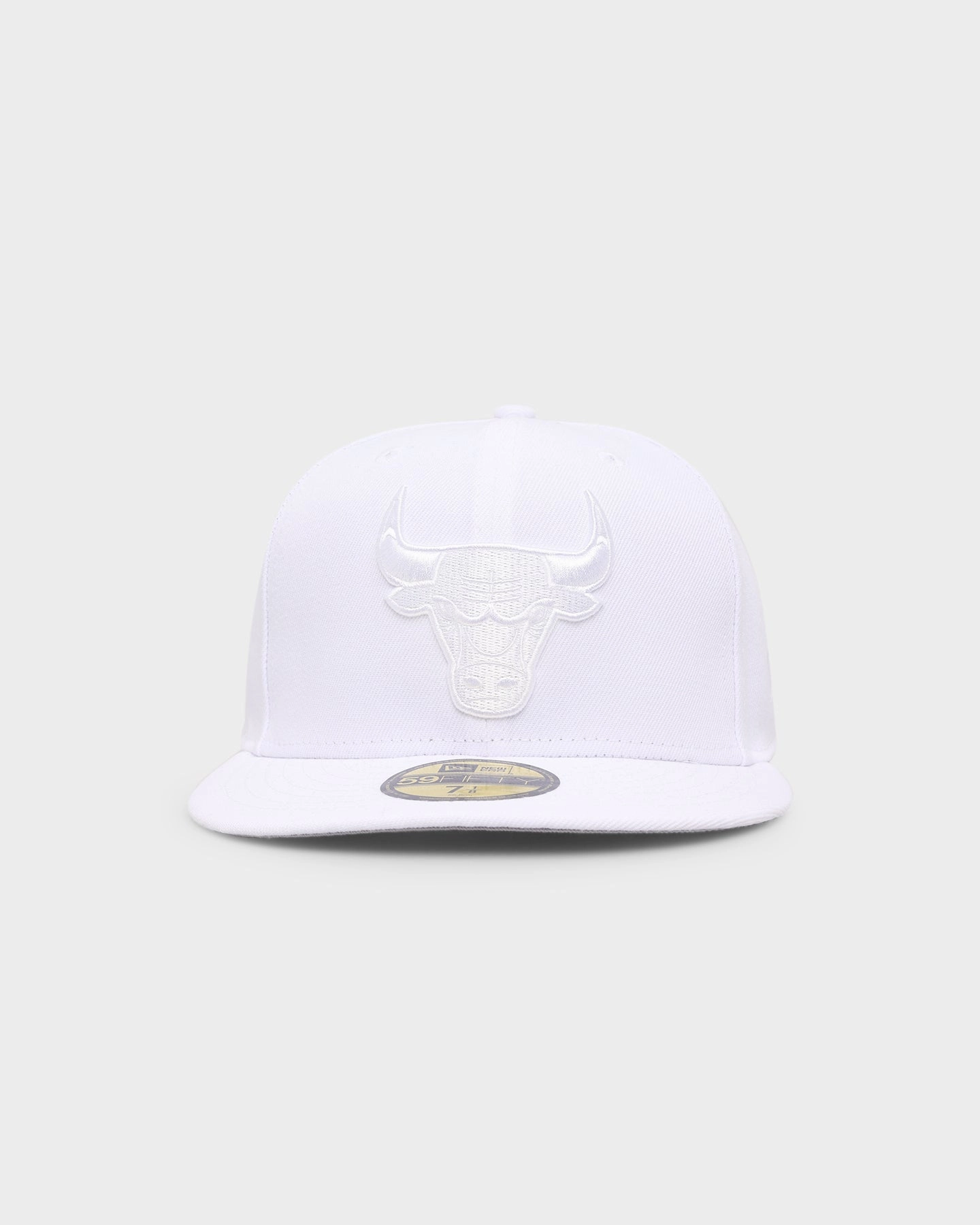 New Era Chicago Bulls 'White On White' 59FIFTY Fitted White/White