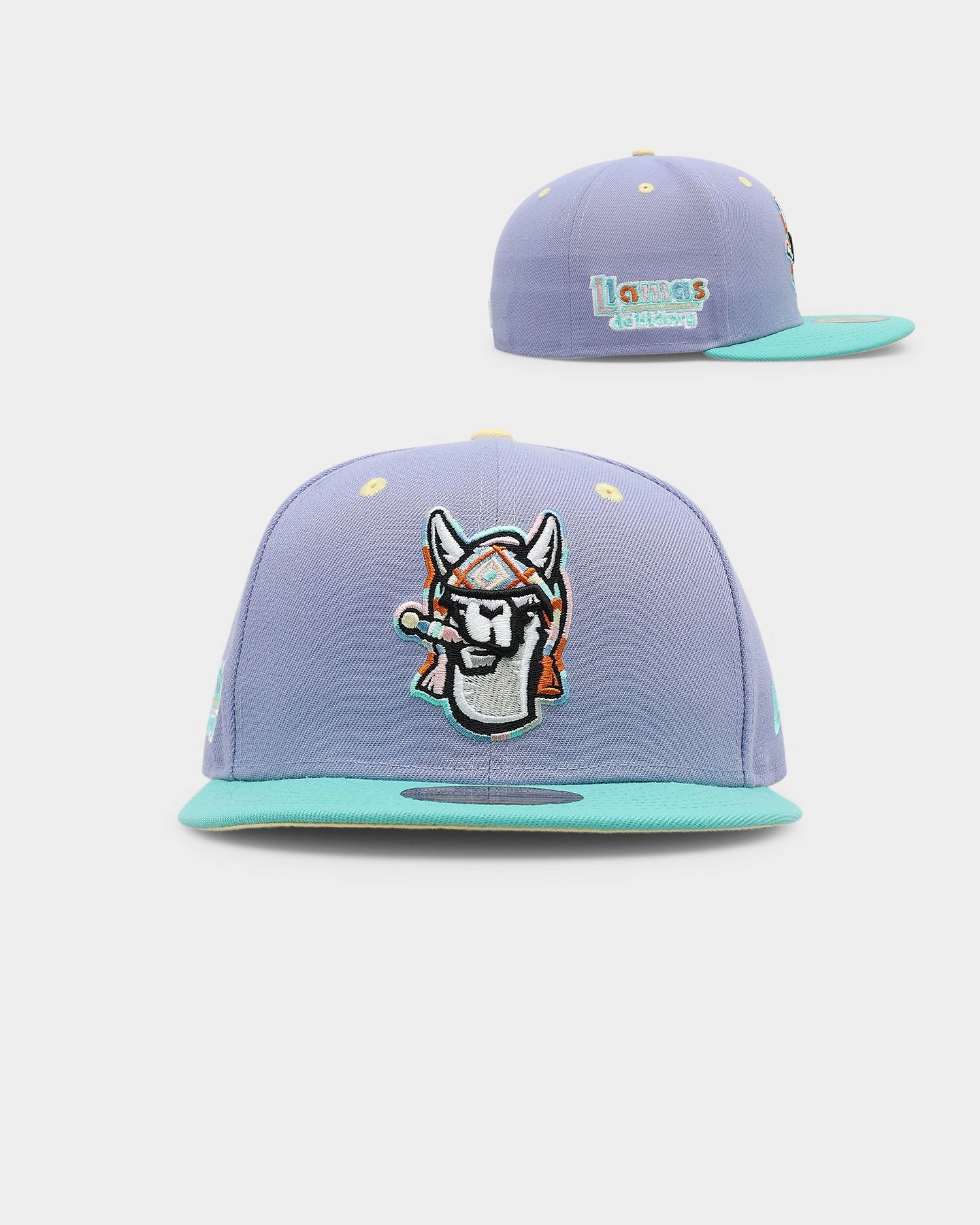 New Era Hickory Crawdads 'Easter' 59FIFTY Fitted Purple