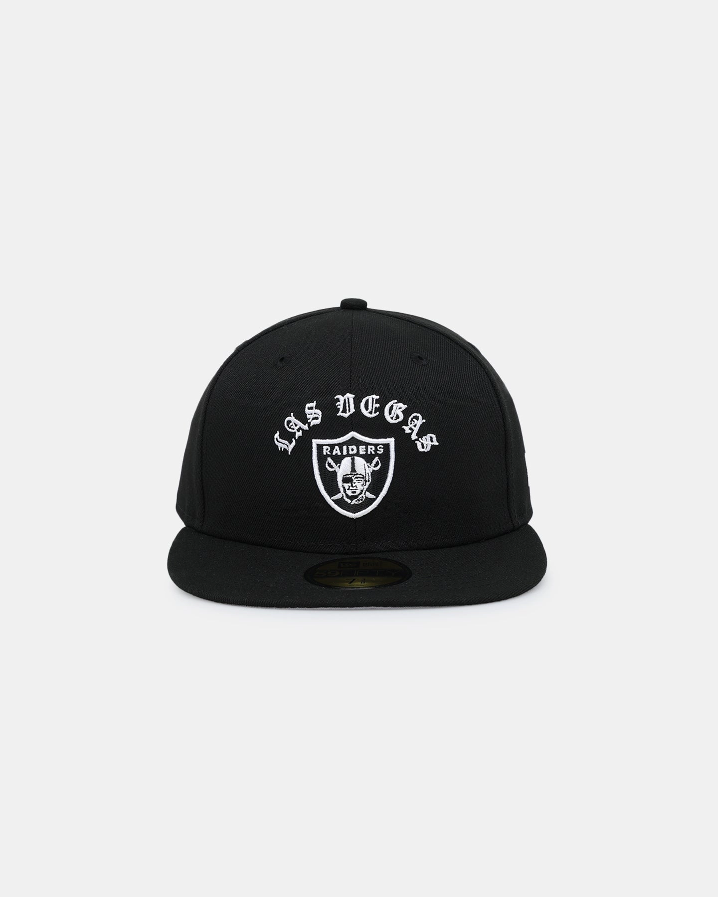 New Era Las Vegas Raiders 'Gothic Arch' 59FIFTY Fitted Black/White