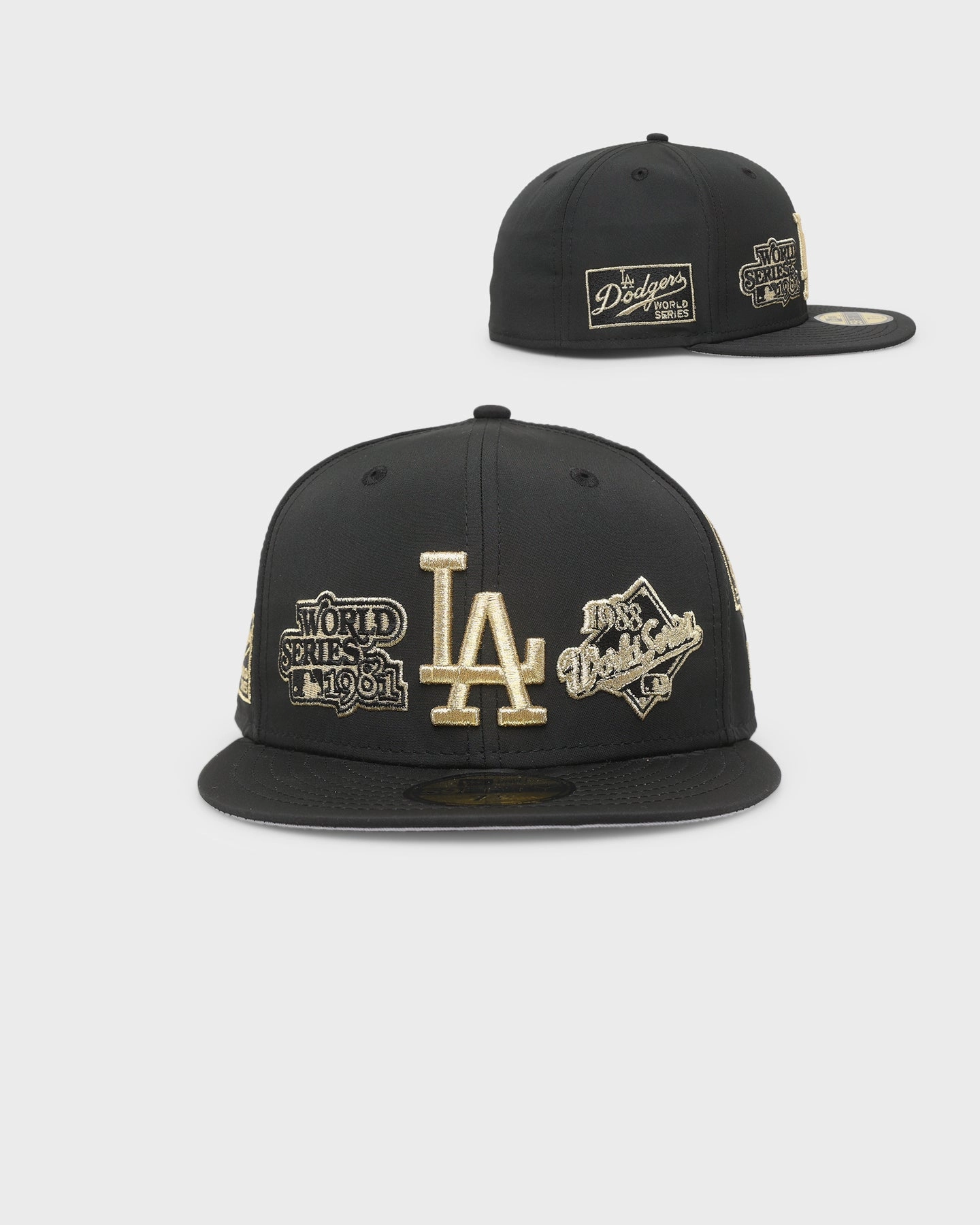 New Era Los Angeles Dodgers 'Black Gold Multi Prolight' World Series 59FIFTY Fitted Black/Gold