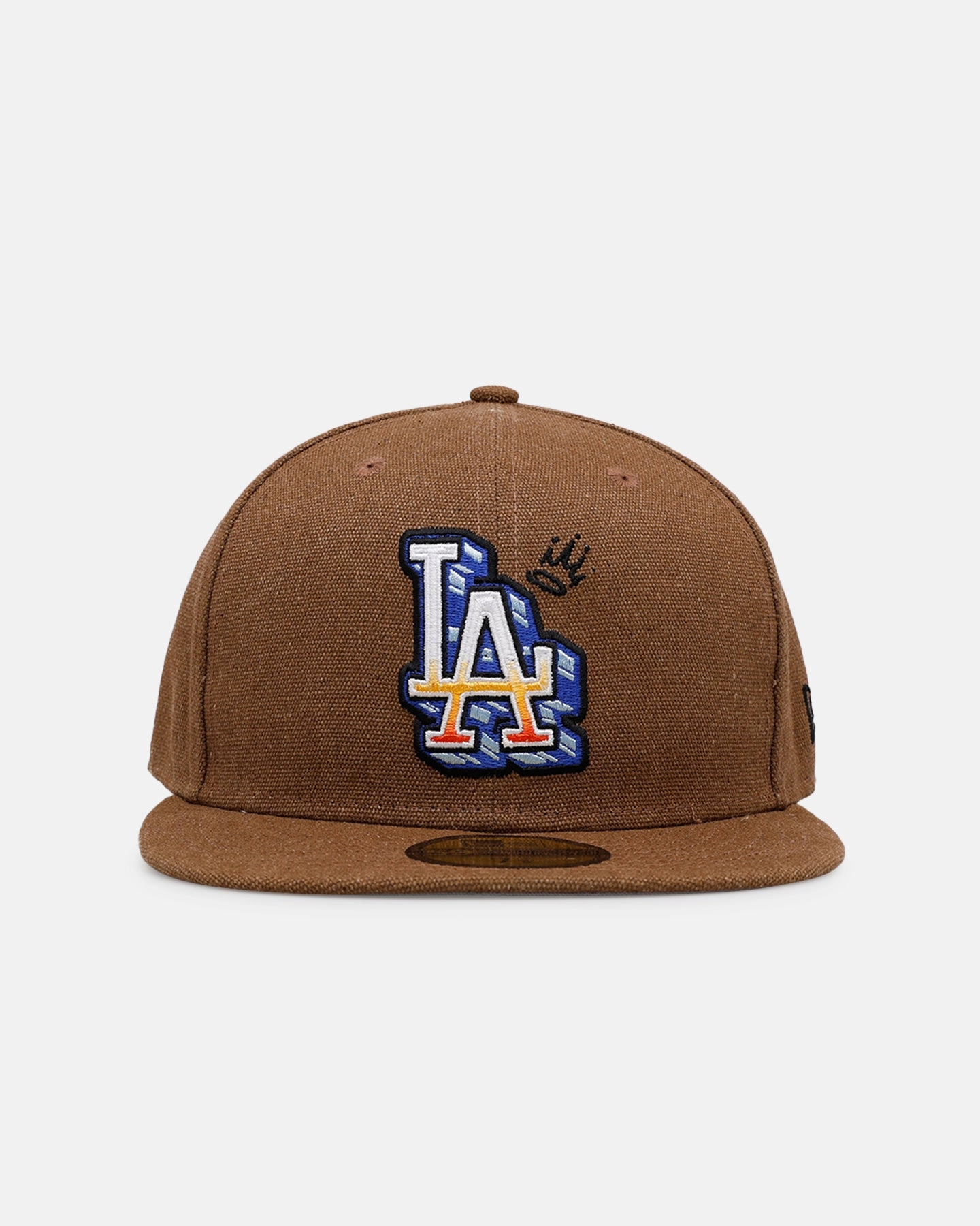 New Era Los Angeles Dodgers 'Scribble' 59FIFTY Fitted Brown