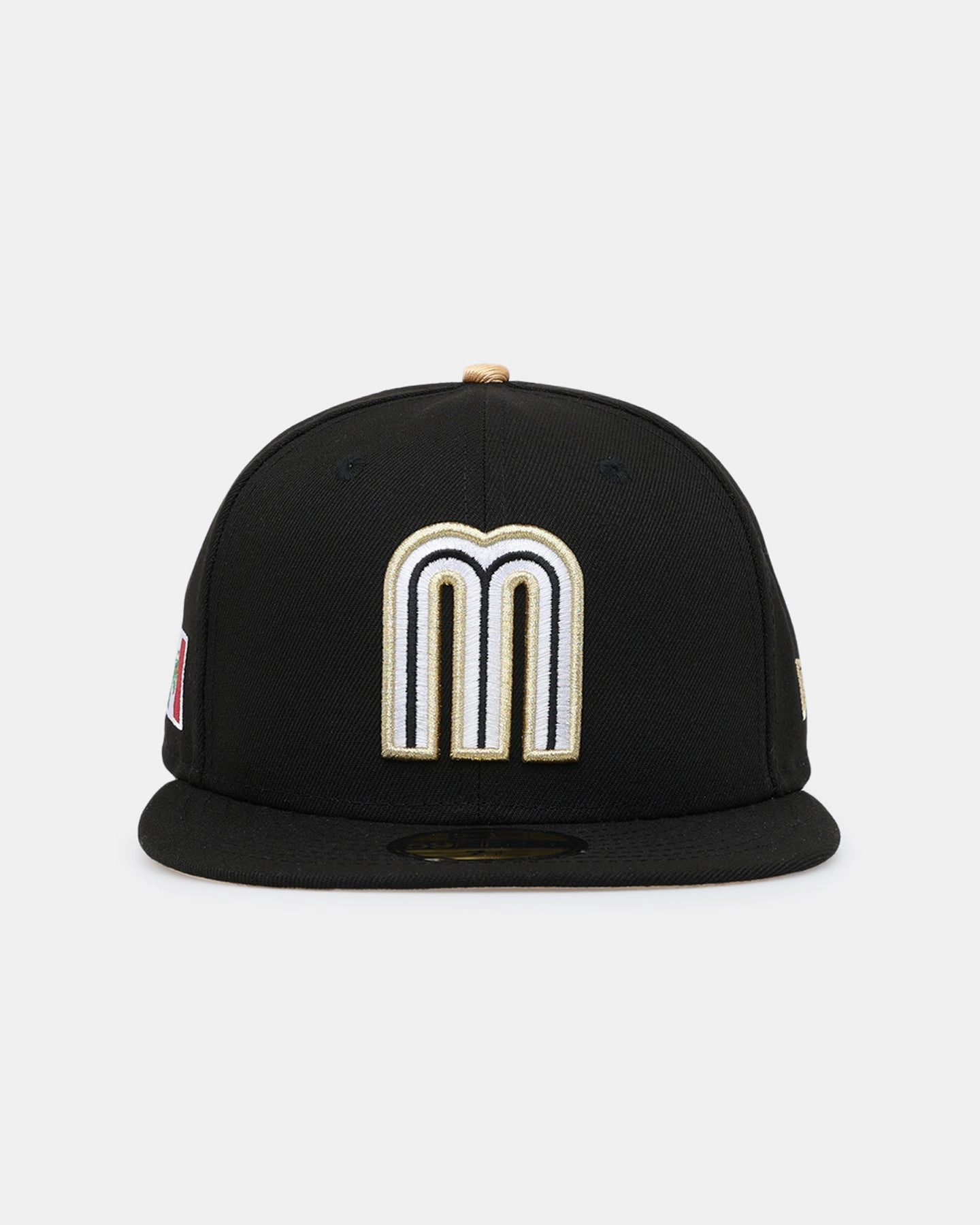New Era Mexico National Baseball Team 59FIFTY Fitted Black Metallic