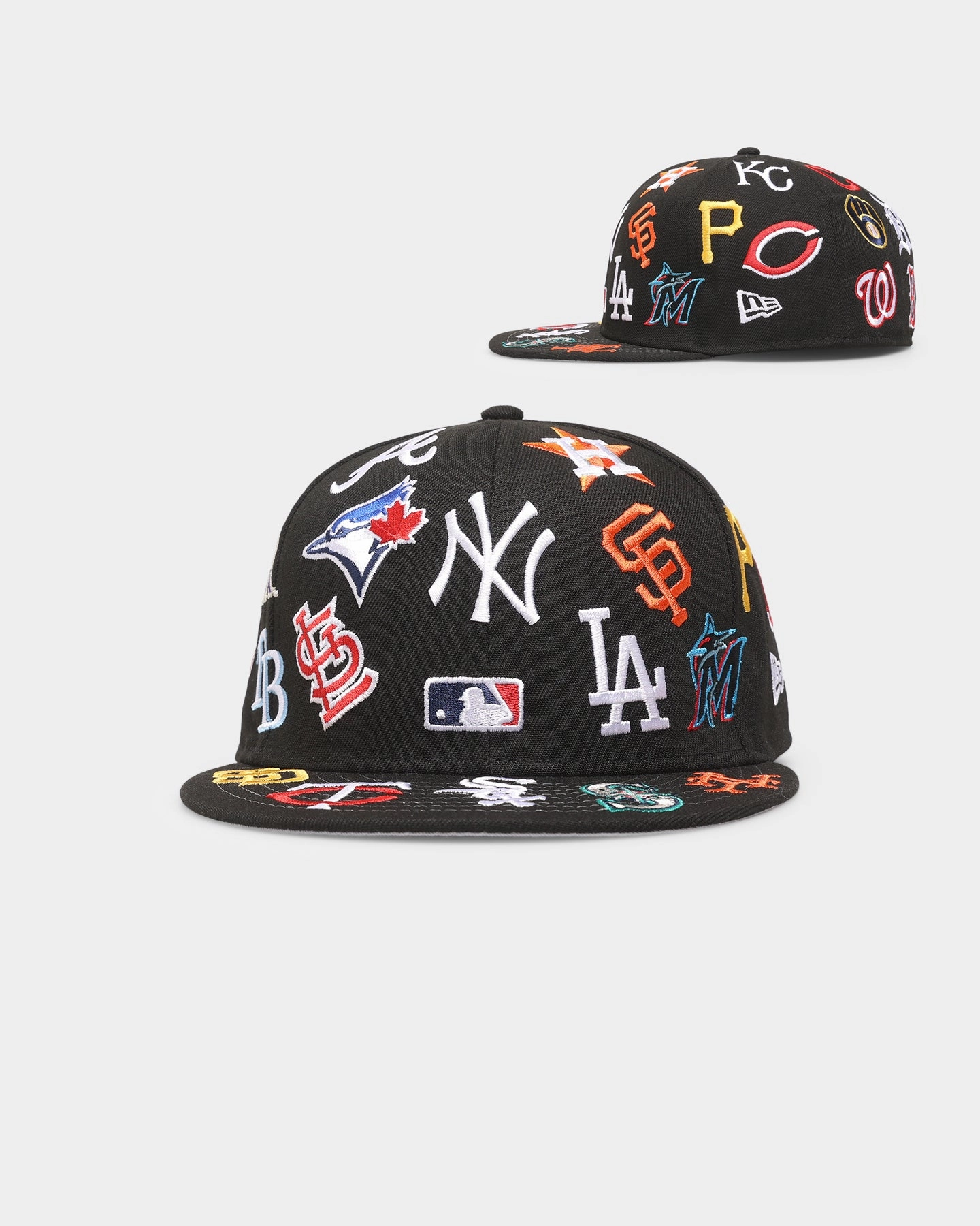 New Era MLB 'Team All Over' 59FIFTY Fitted Black