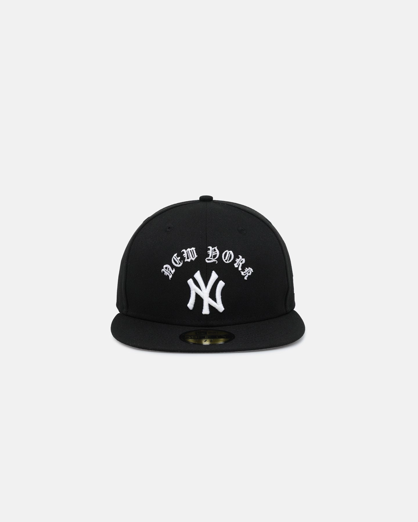 New Era New York Yankees 'Gothic Arch' 59FIFTY Fitted Black/White