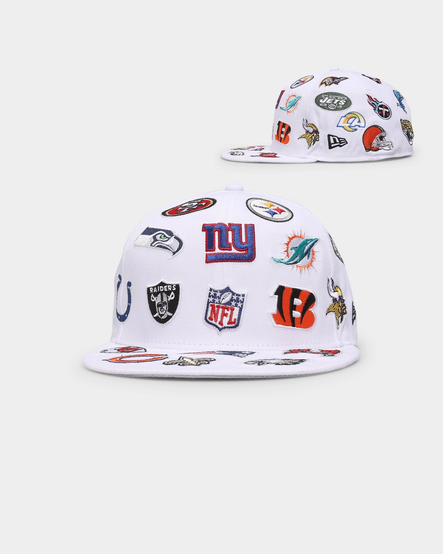 New Era NFL 'Team All Over' 59FIFTY Fitted White