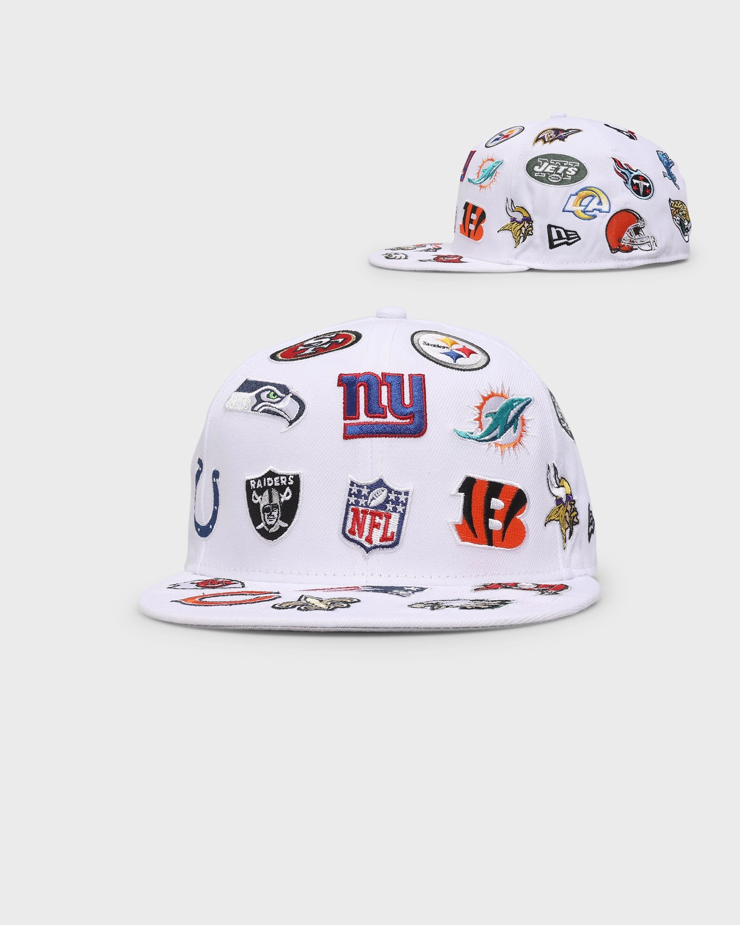 New Era NFL 'Team All Over' 59FIFTY Fitted White