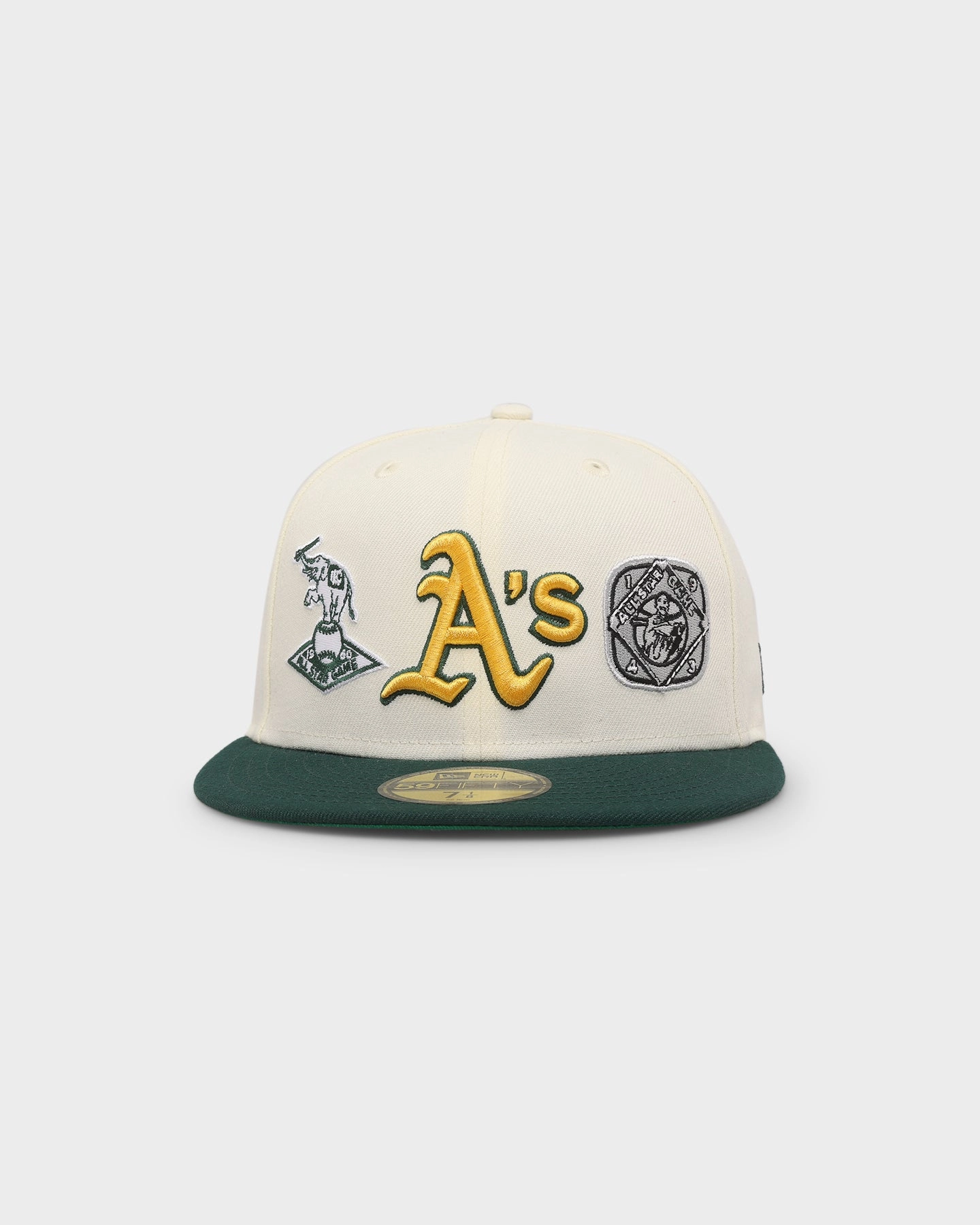 New Era Oakland Athletics 'Chrome All Star' 59FIFTY Fitted Chrome White