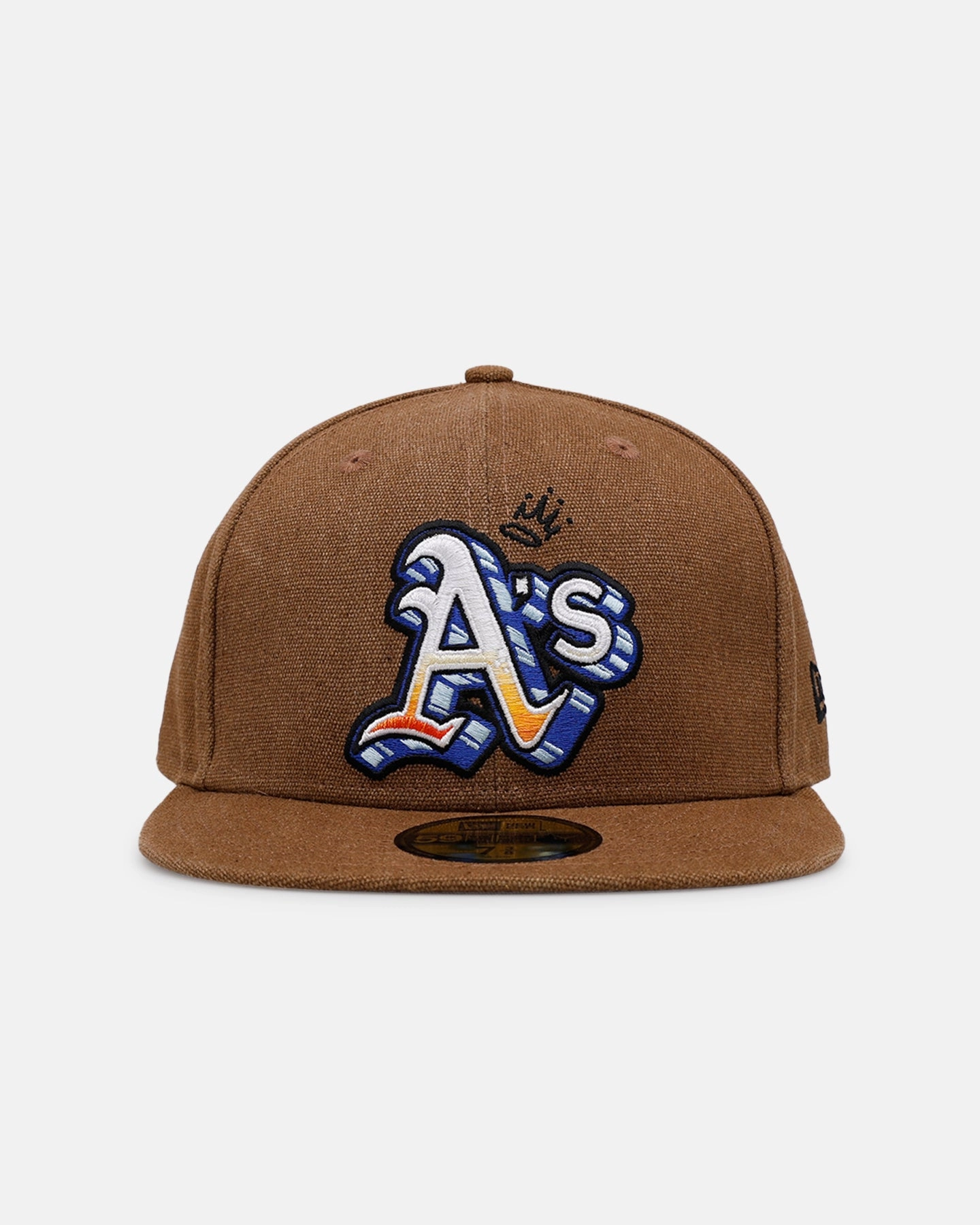 New Era Oakland Athletics 'Scribble' 59FIFTY Fitted Brown