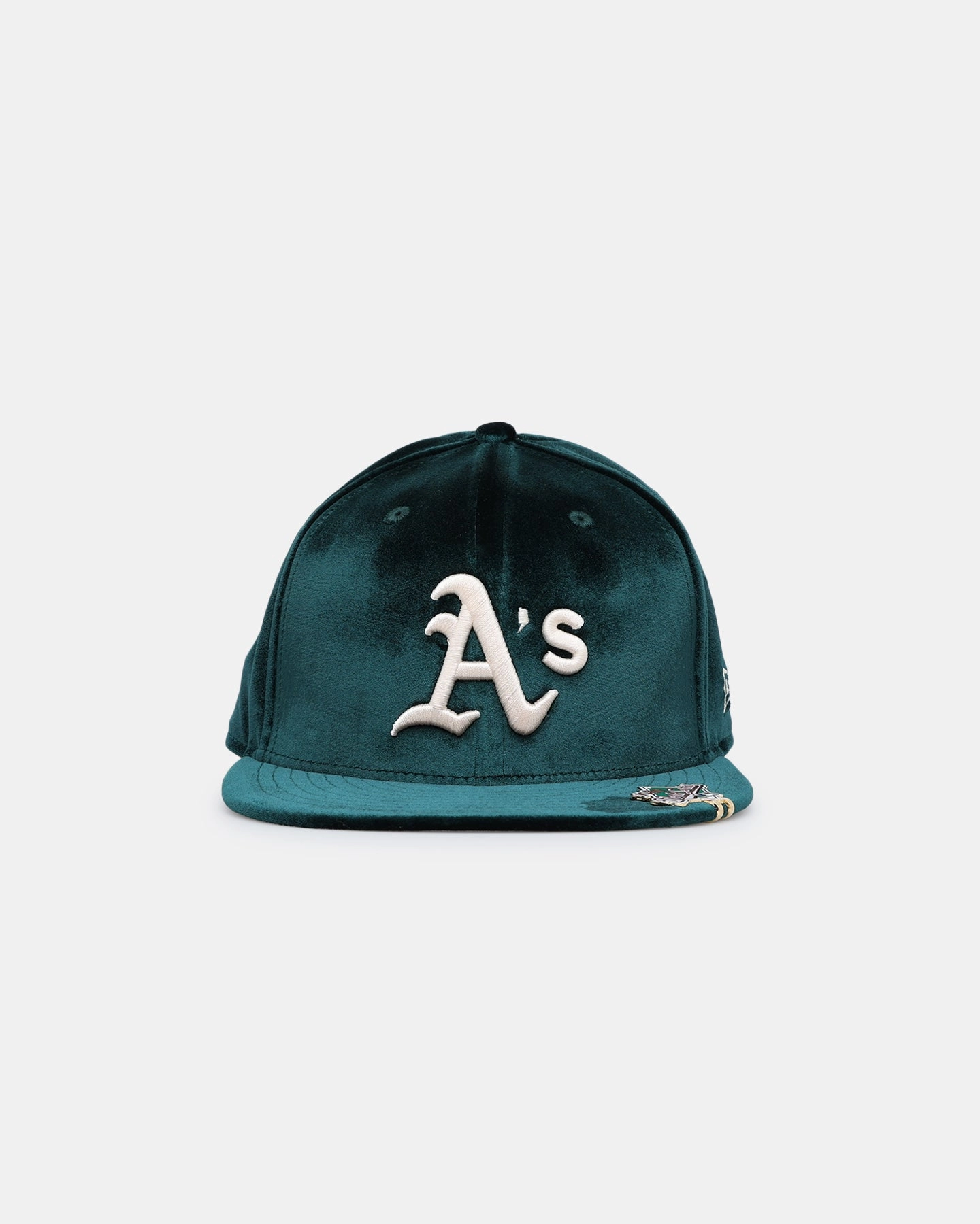 New Era Oakland Athletics 'Velvet Visor Clip' 59FIFTY Fitted OTC